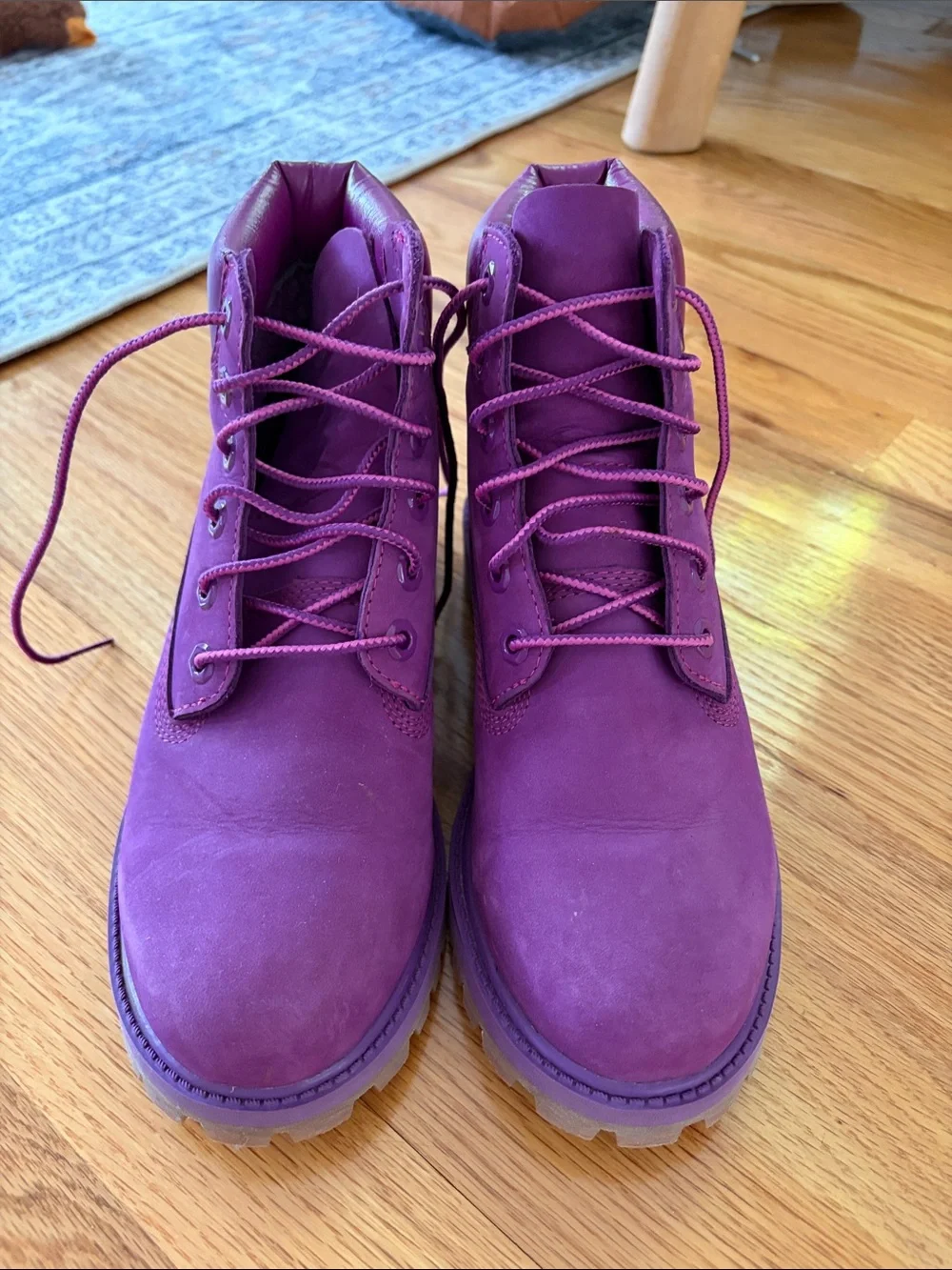Timberland Kids Plum Lace-Up Waterproof Boots